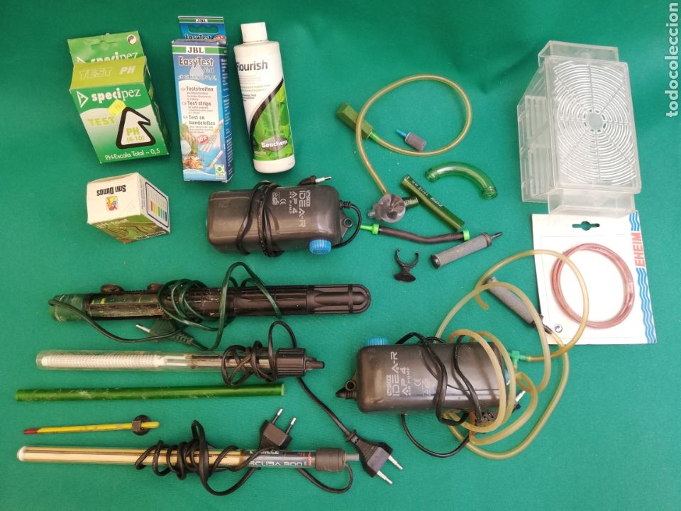 Segunda mano: Lote de piezas para acuario - Foto 1