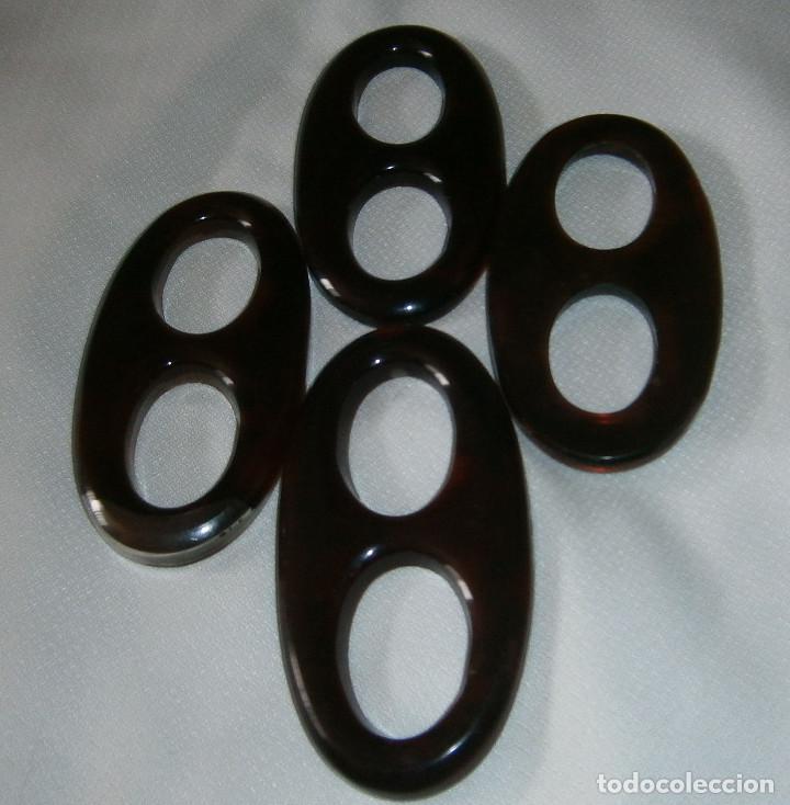 Segunda mano: cuatro anillas dobles para cortinas - Foto 1