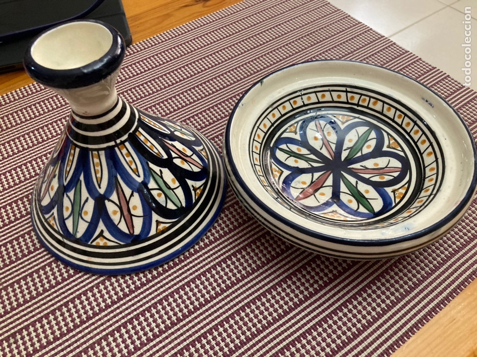 Segunda mano: Taj&iacute;n de terracota decorado a mano - Foto 2