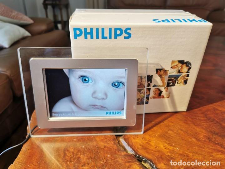 Segunda mano: DISPLAY DE FOTOGRAFIAS MARCA PHILIPS, FUNCIONANDO - Foto 1