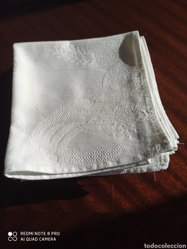 Segunda mano: Manteleria de algod&oacute;n con 12 servilletas - Foto 5