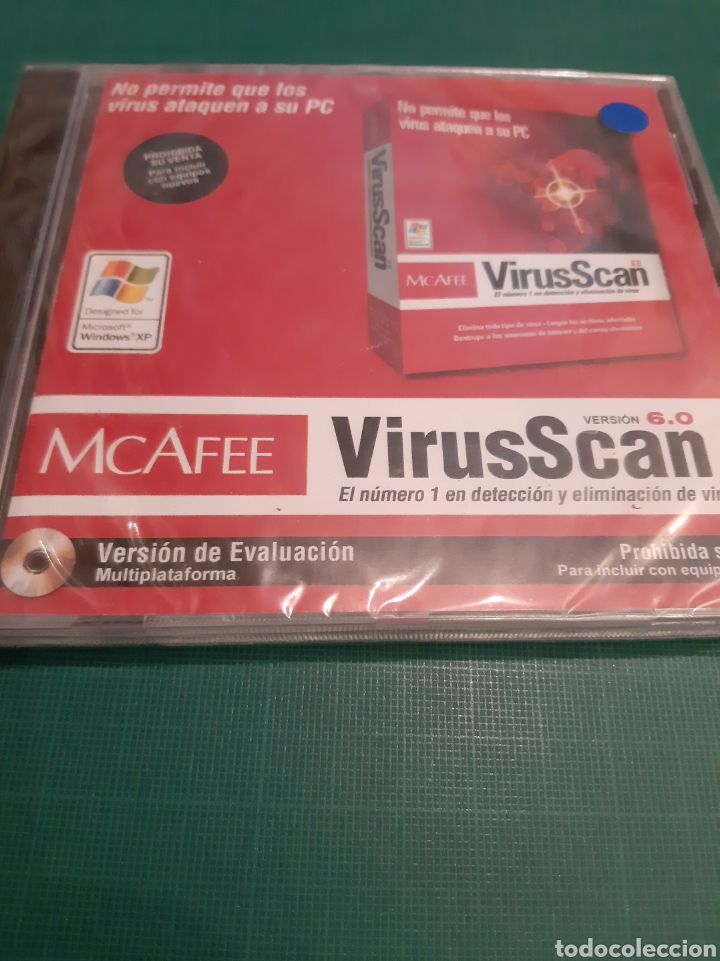 Segunda M&atilde;o: MCAFEE VIRUS SCAN VERSION 6.0 PARA PC VERSOON EVALUACION VINTAGE
