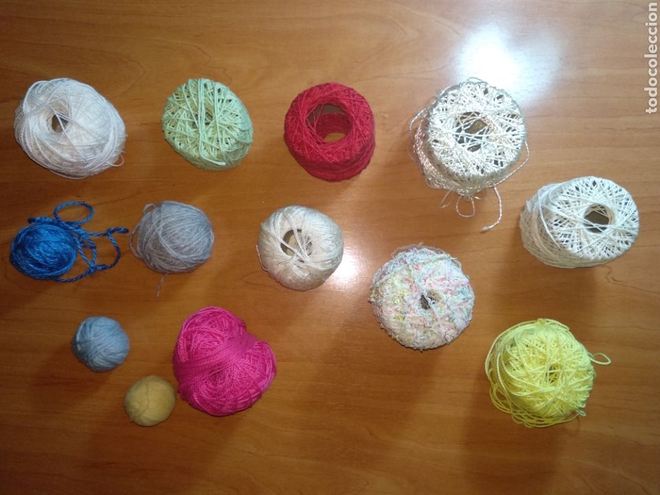 Segunda mano: Lote 13 bobinas de hilo - Foto 1