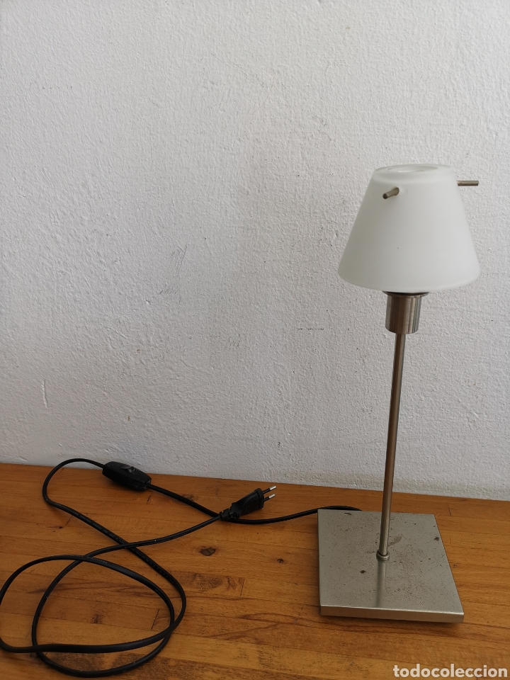 Segunda mano: L&aacute;mpara de acero inoxidable de los 1990s - Foto 2