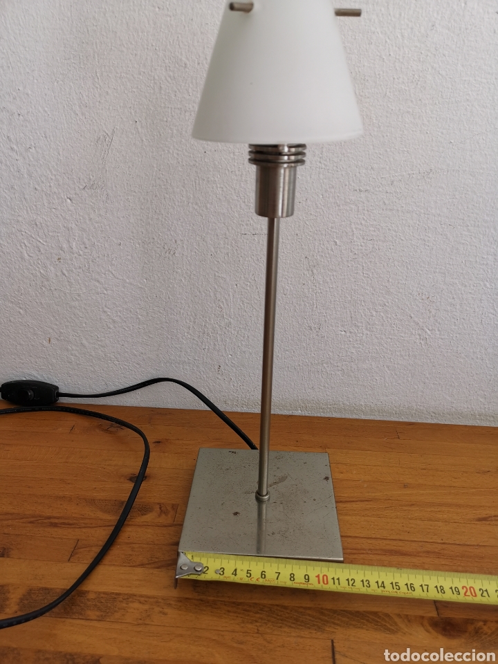Segunda mano: L&aacute;mpara de acero inoxidable de los 1990s - Foto 3