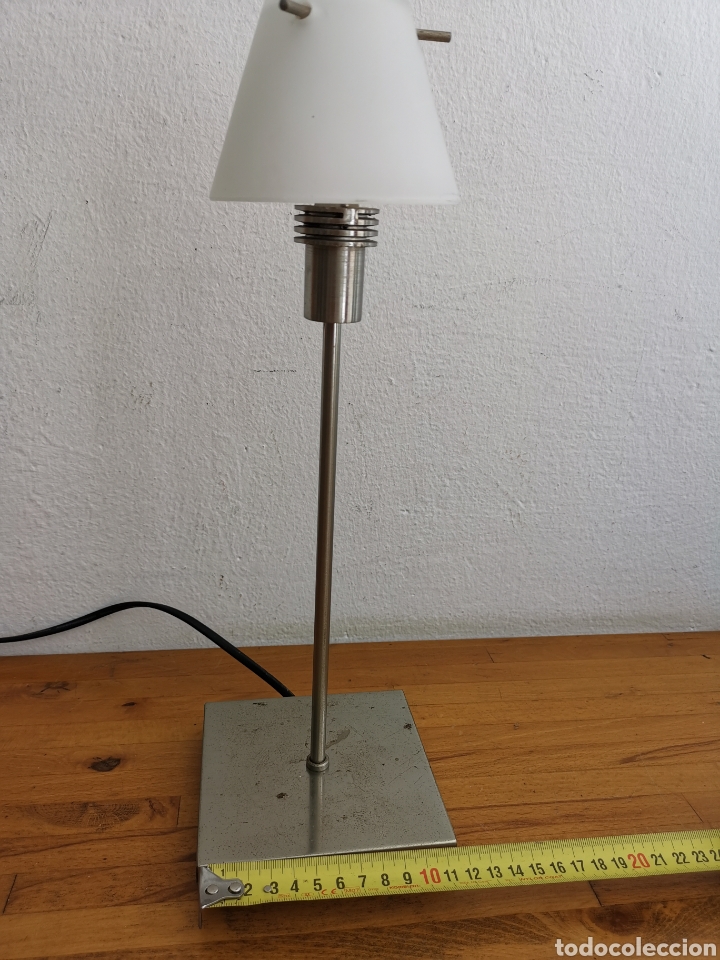 Segunda mano: L&aacute;mpara de acero inoxidable de los 1990s - Foto 4
