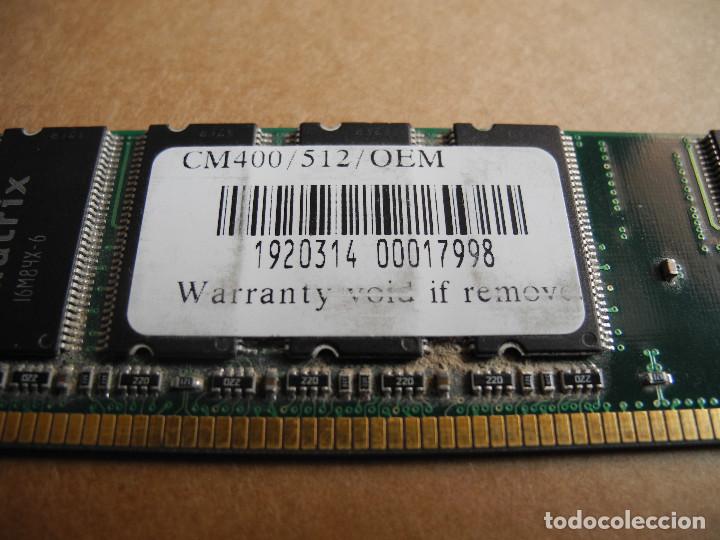 Segunda mano: Memoria RAM matrix 512 cm400 - Foto 2