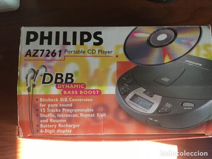 Reproductor de CD portátil Philips con caja original, Discman CD Walkman -   España