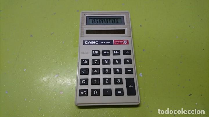 Segunda mano: CALCULADORA SOLAR CASIO HS - 8B - Foto 1