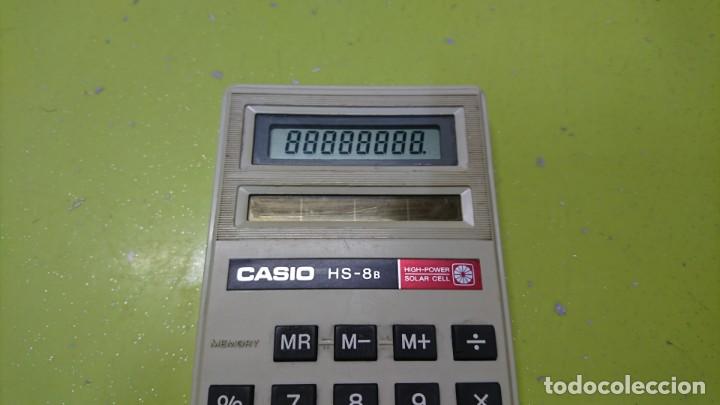 Segunda mano: CALCULADORA SOLAR CASIO HS - 8B - Foto 2