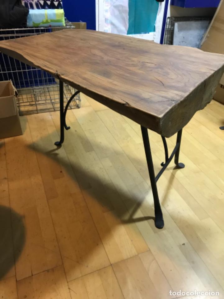 Segunda mano: Mesa ,madera y forja - Foto 2
