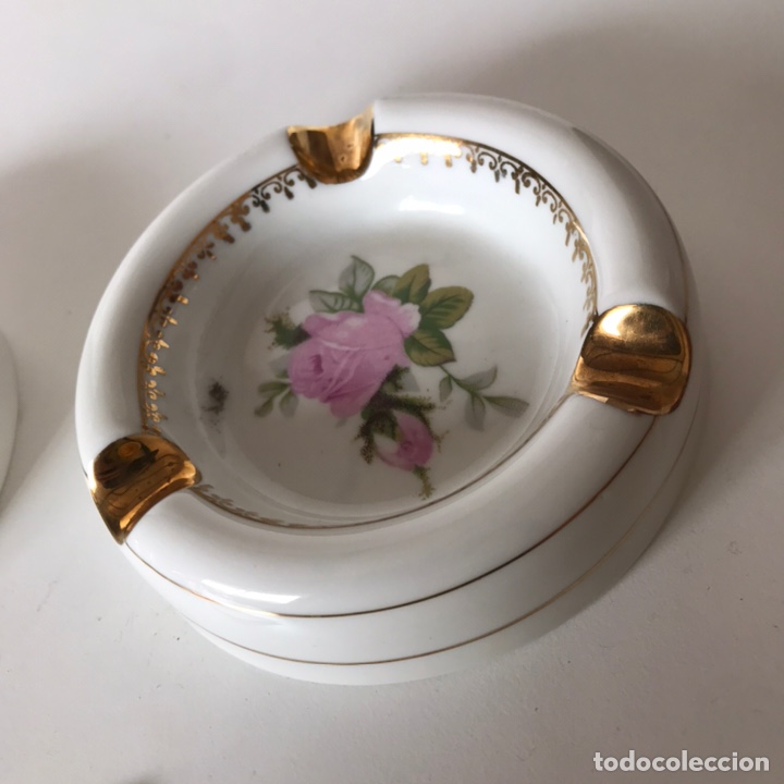 Segunda mano: PAREJA DE CENICEROS DE PORCELANA - Foto 2
