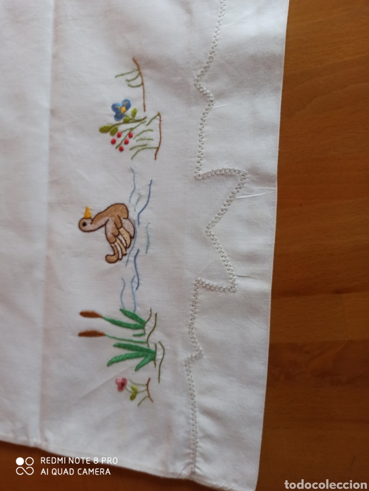 Segunda mano: Sabana y almohada antigua para cuna - Foto 6