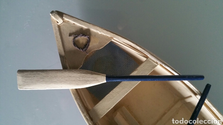 Segunda mano: Barca de madera realizada de forma artesanal. - Foto 3