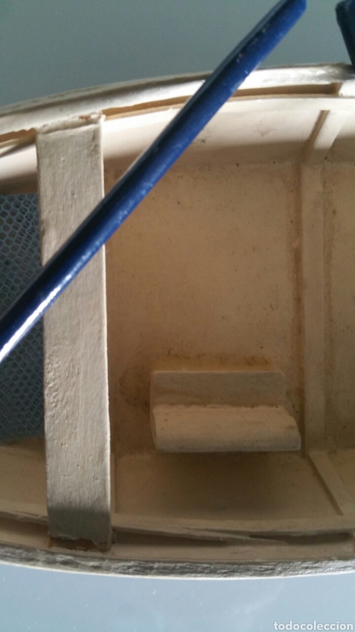 Segunda mano: Barca de madera realizada de forma artesanal. - Foto 4