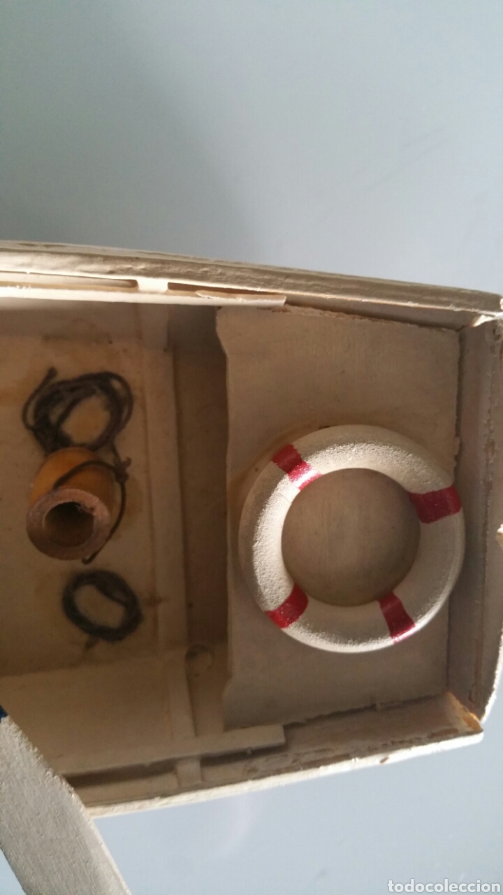 Segunda mano: Barca de madera realizada de forma artesanal. - Foto 5