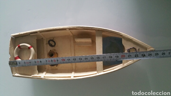 Segunda mano: Barca de madera realizada de forma artesanal. - Foto 7