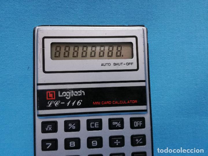 Segunda mano: CALCULADORA - LOGITECH LC-116 MINI (FUNCIONA) - Foto 4
