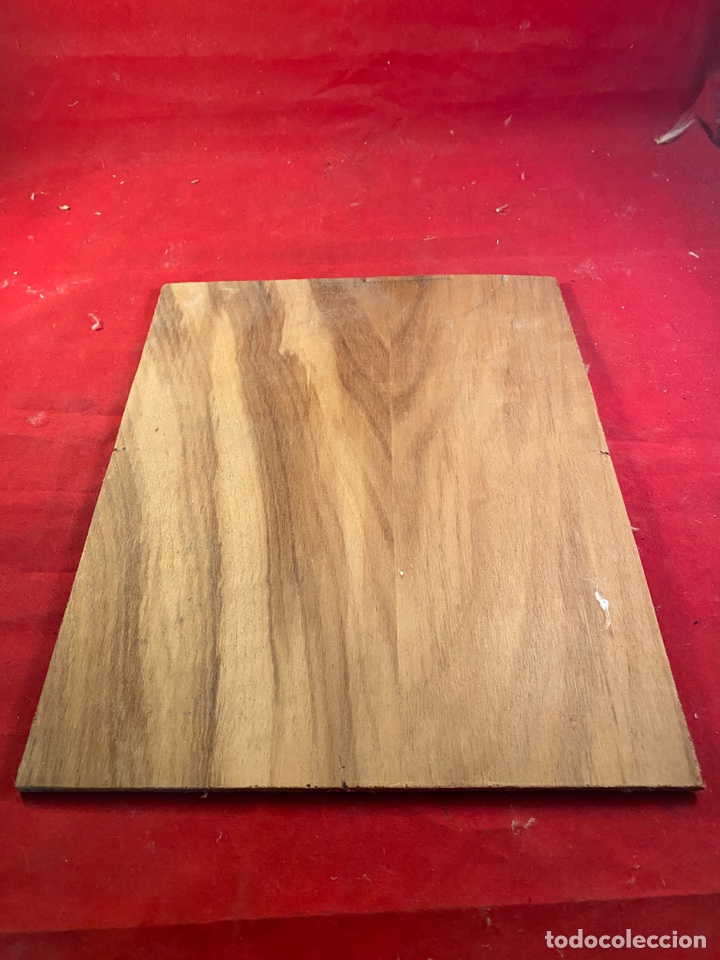 Segunda mano: Retrato cart&oacute;n sobre madera - Foto 4