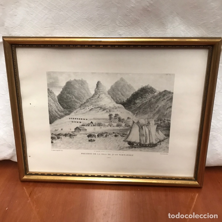 Segunda mano: CUADRO - PRESIDIO DE LA ISLA DE JUAN FERN&Aacute;NDEZ - Foto 1