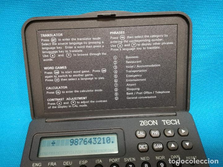Segunda mano: CALCULADORA TRADUCTOR - ZEON TECH (FUNCIONANDO) - Foto 4