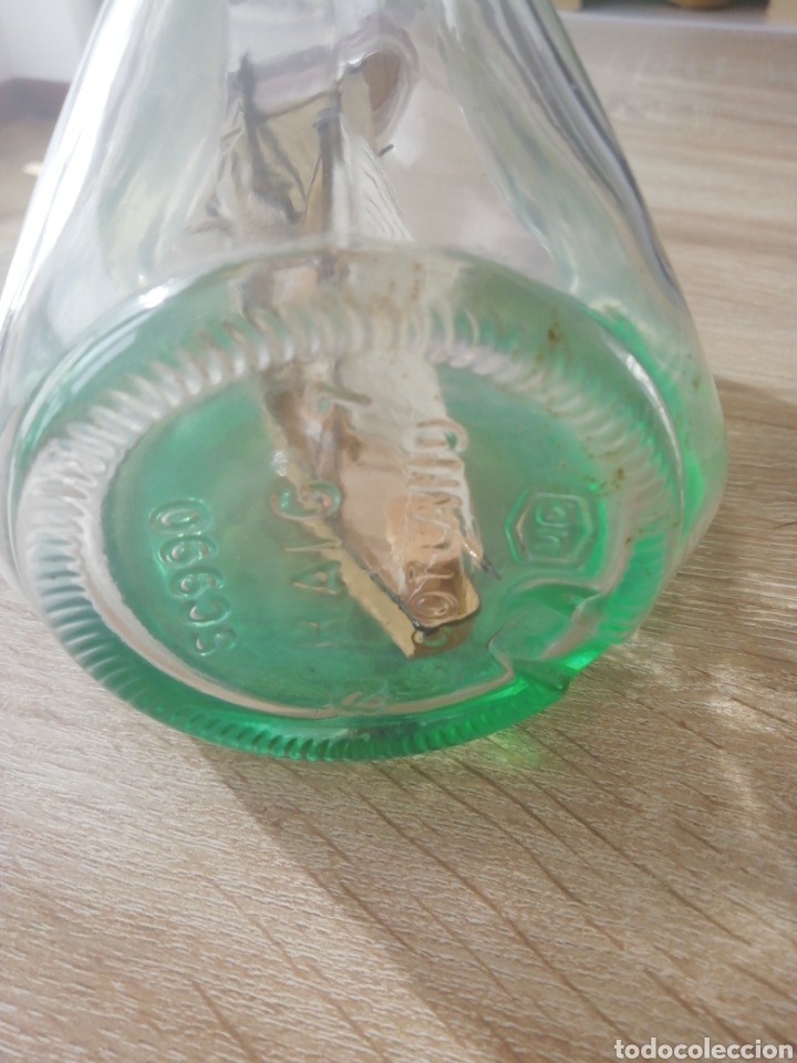 Segunda mano: Botella de cristal con barco - Foto 3