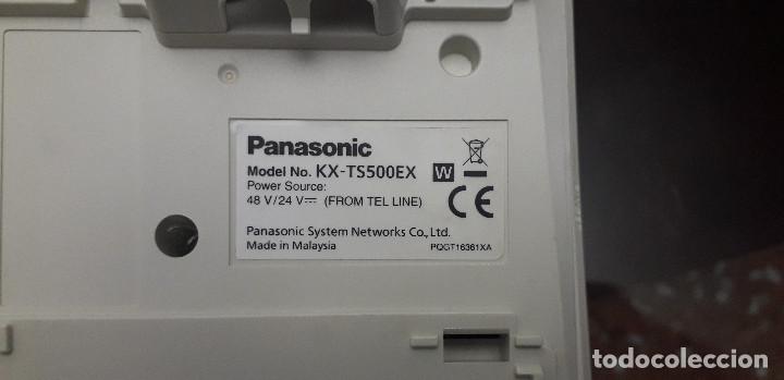 Segunda mano: 20-00077 -telefono BLANCO panasonic KX-TS500EX - Foto 3