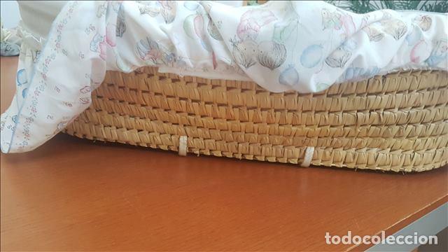 Segunda mano: cuco , moises,capazo de mimbre con sus complementos y patas - moises - Foto 6