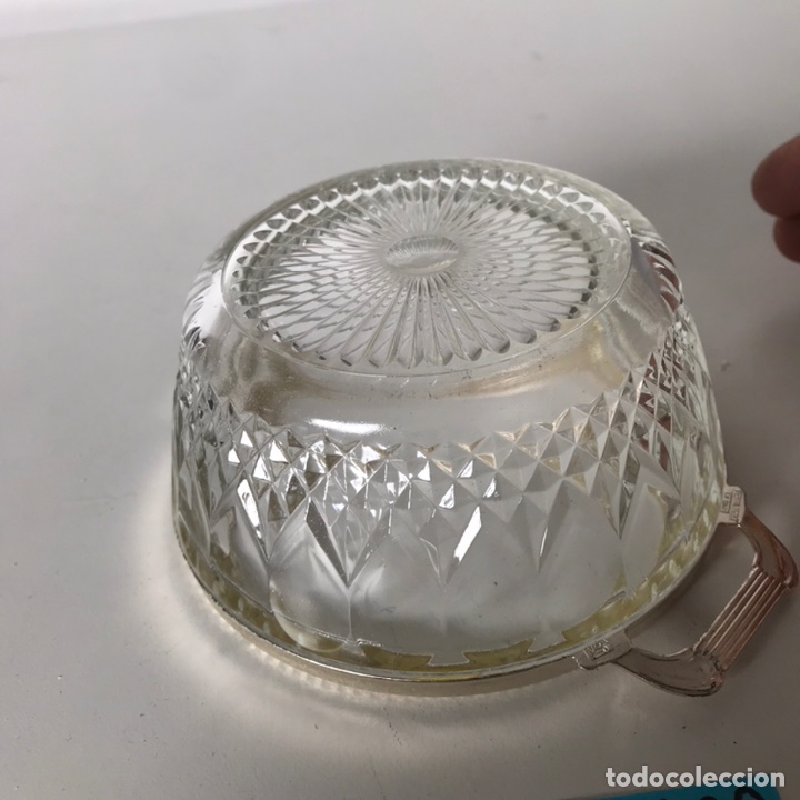 Segunda mano: PEQUE&Ntilde;O RECIPIENTE DE CRISTAL CON ASAS - Foto 3