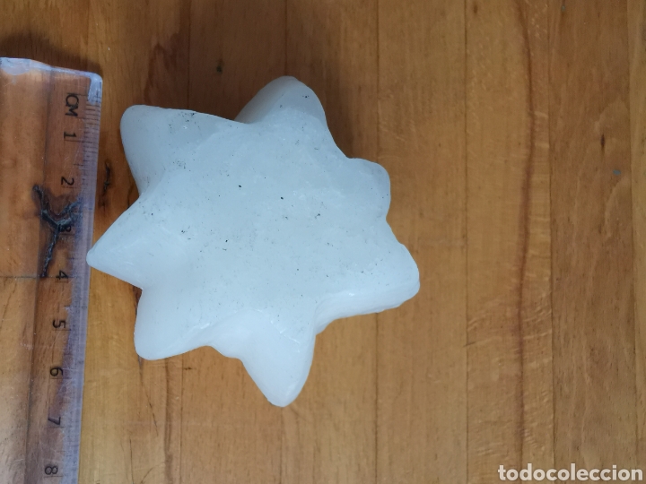 Segunda mano: Vela con forma de Edelweiss o flor de las nieves - Foto 5
