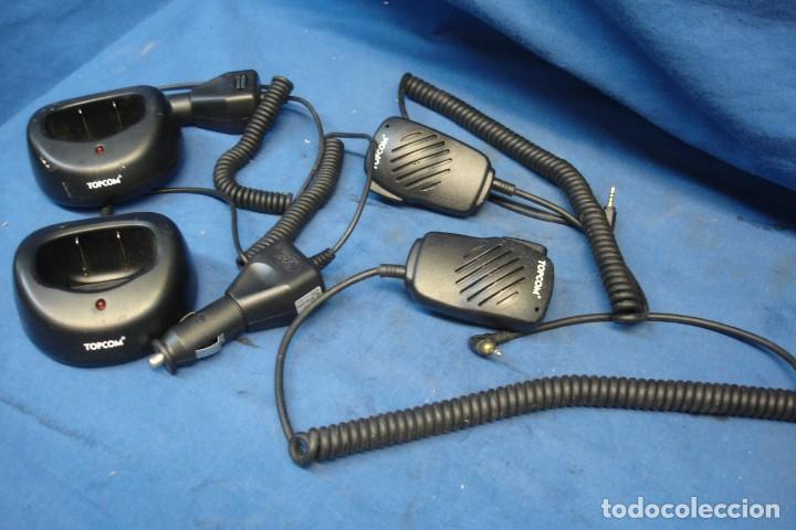 Segunda mano: 2 MICRO/ ALTAVOZ MARCA TOPCOM + 2 BASES DE CARGA - Foto 1