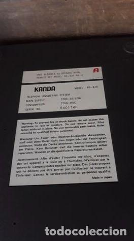 Segunda mano: CONTESTADOR AUTOM&Aacute;TICO KANDA.MADE IN USA - Foto 3
