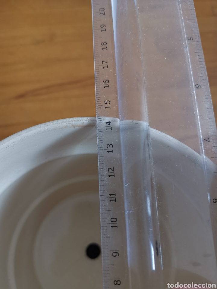 Segunda mano: Maceta de cer&aacute;mica blanca - Foto 4