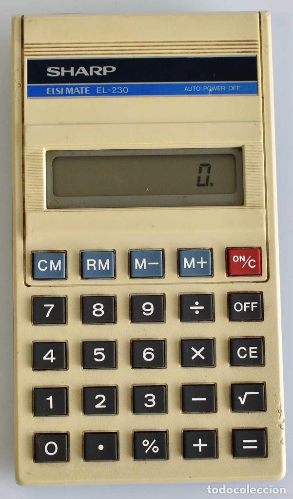Segunda mano: Calculadora Sharp Elsi Mate EL-230. Funcionando - Foto 1