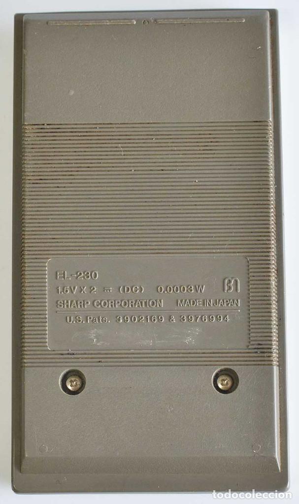 Segunda mano: Calculadora Sharp Elsi Mate EL-230. Funcionando - Foto 2