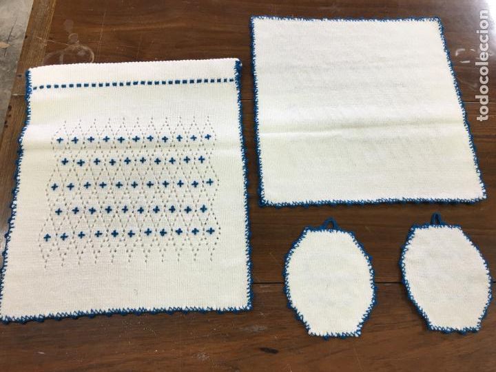 Segunda mano: BOLSA DE PAN, MANTEL Y MANOPLAS - HECHAS DE LABOR - MANUALMENTE - Foto 13