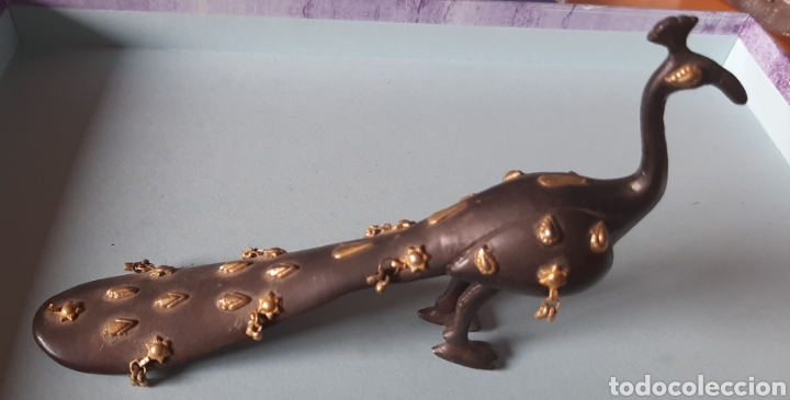 Segunda mano: Figura Pavo Real de metal - Foto 4