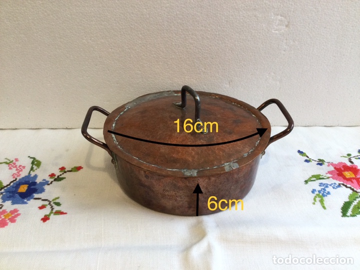 Segunda mano: Peque&ntilde;a olla de cobre - Foto 1