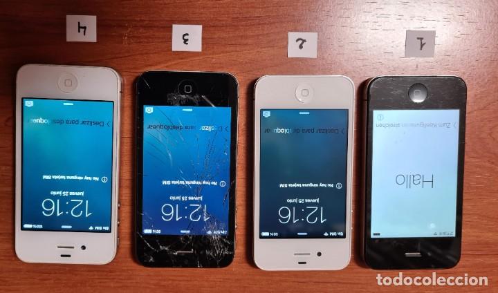 lote de 4 iphone 4 modelo a1332 - Compra venta en todocoleccion