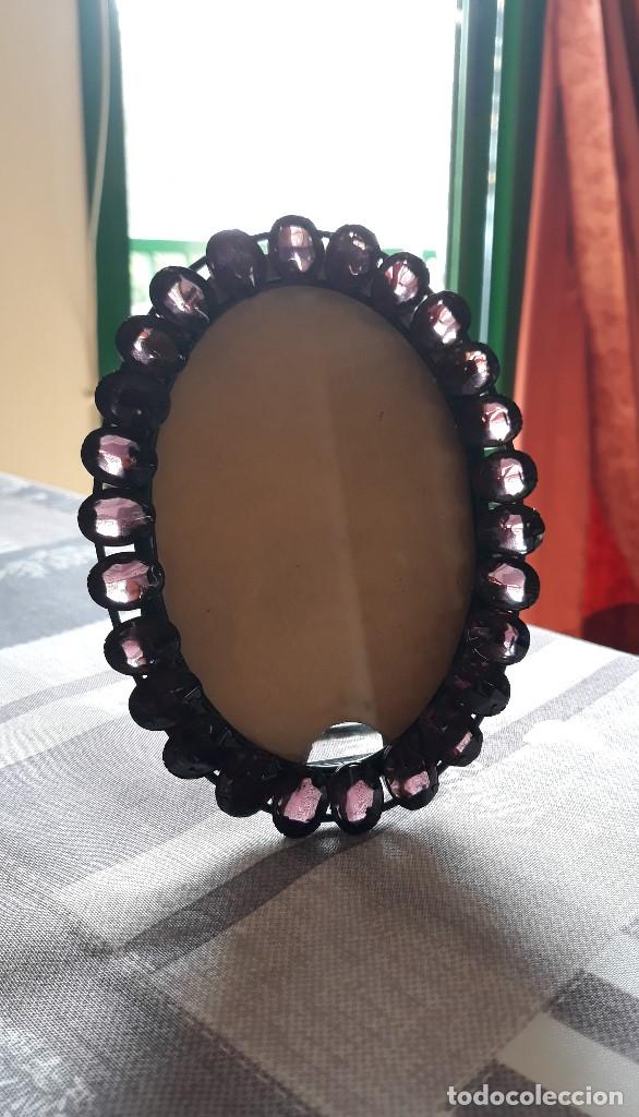 Segunda mano: Portafotos con cristales violeta - Foto 3