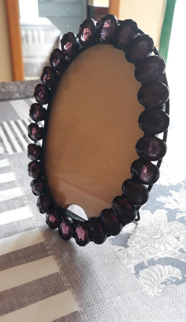 Segunda mano: Portafotos con cristales violeta - Foto 4