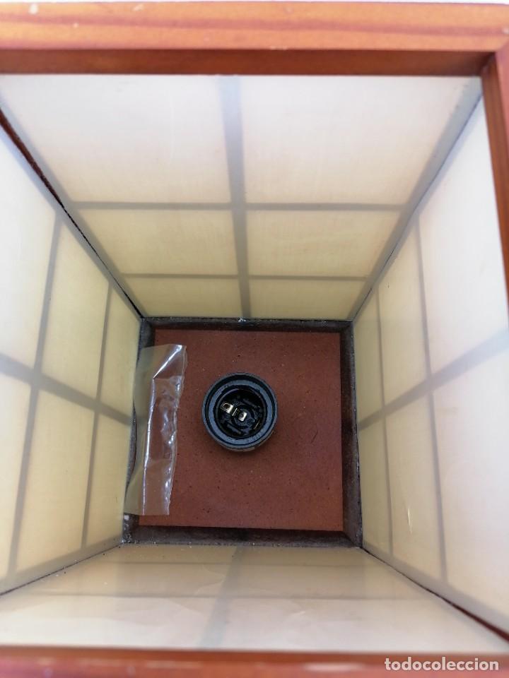 Segunda mano: Lampara de madera con cajon - Foto 3