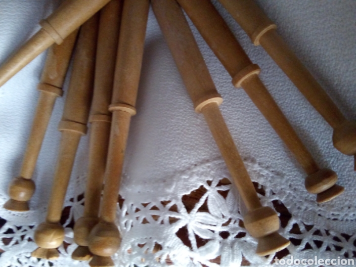 Segunda mano: Bolillos para hacer encaje de blonda - Foto 3