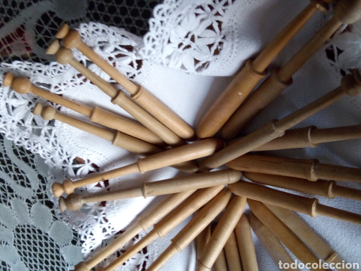 Segunda mano: Bolillos para hacer encaje de blonda - Foto 4
