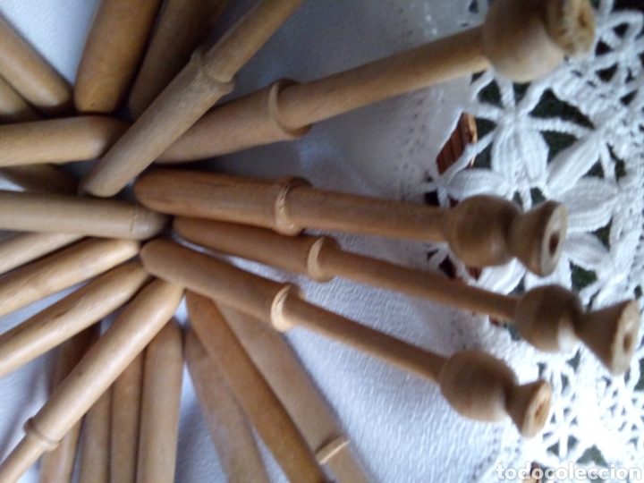 Segunda mano: Bolillos para hacer encaje de blonda - Foto 5