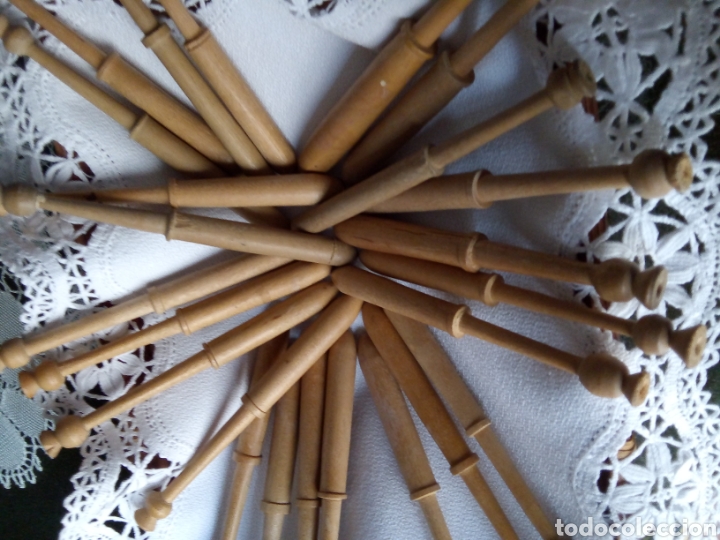 Segunda mano: Bolillos para hacer encaje de blonda - Foto 6