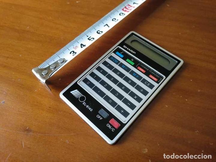 Segunda mano: NO FUNCIONA - CALCULADORA SHARP EL-8140 ELECTRONIC CALCULATOR EL8140 - Foto 4