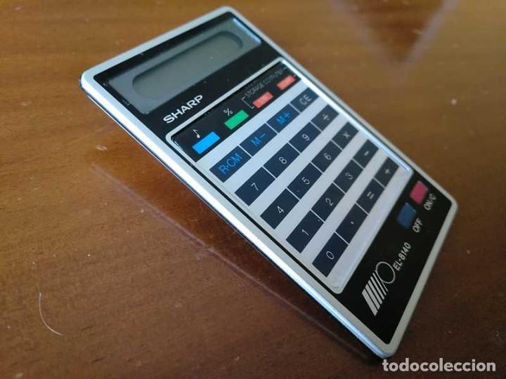 Segunda mano: NO FUNCIONA - CALCULADORA SHARP EL-8140 ELECTRONIC CALCULATOR EL8140 - Foto 9
