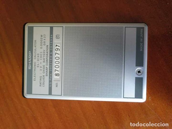 Segunda mano: NO FUNCIONA - CALCULADORA SHARP EL-8140 ELECTRONIC CALCULATOR EL8140 - Foto 28