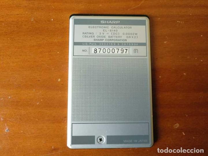 Segunda mano: NO FUNCIONA - CALCULADORA SHARP EL-8140 ELECTRONIC CALCULATOR EL8140 - Foto 34